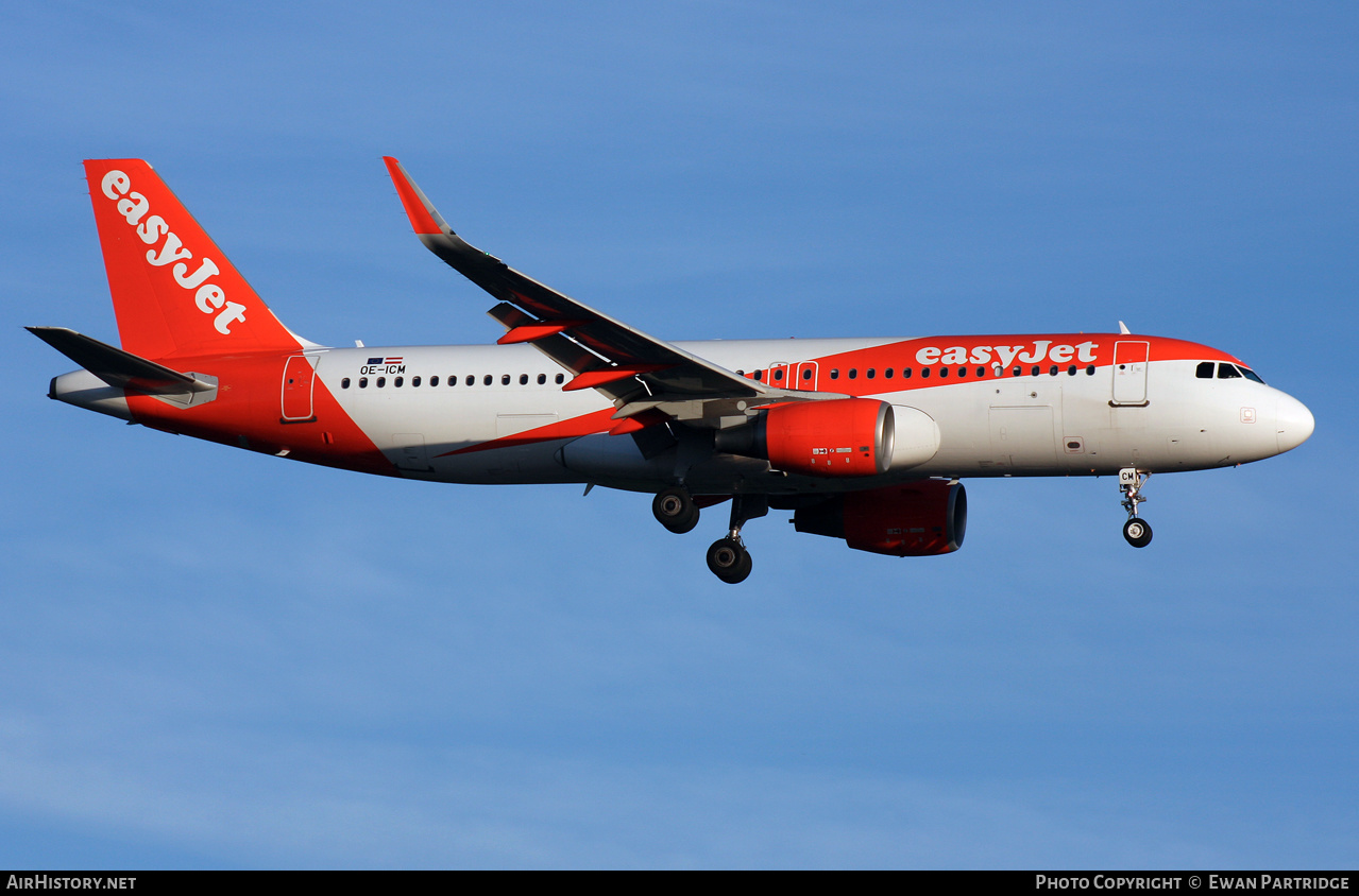 Aircraft Photo of OE-ICM | Airbus A320-214 | EasyJet | AirHistory.net #464747