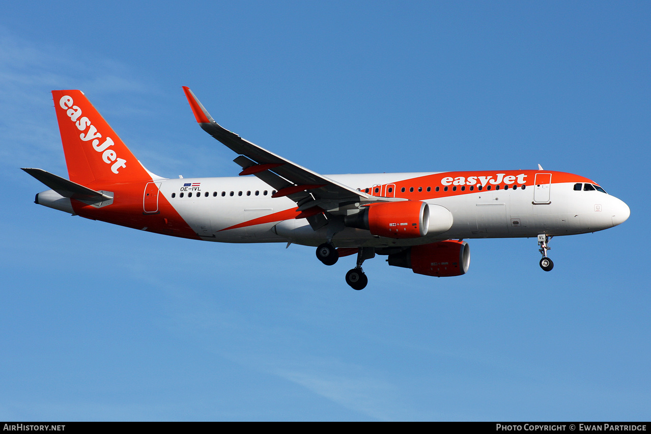 Aircraft Photo of OE-IVL | Airbus A320-214 | EasyJet | AirHistory.net #464754