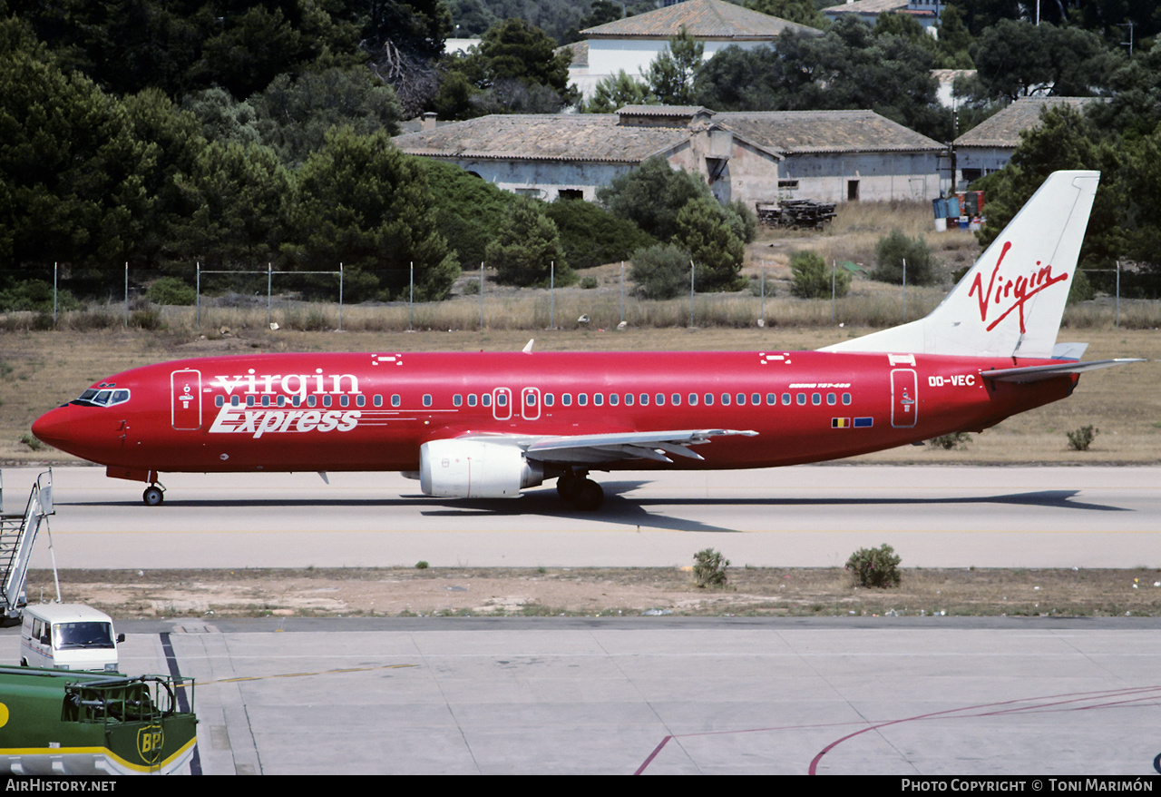 Aircraft Photo of OO-VEC | Boeing 737-46M | Virgin Express | AirHistory.net #464765