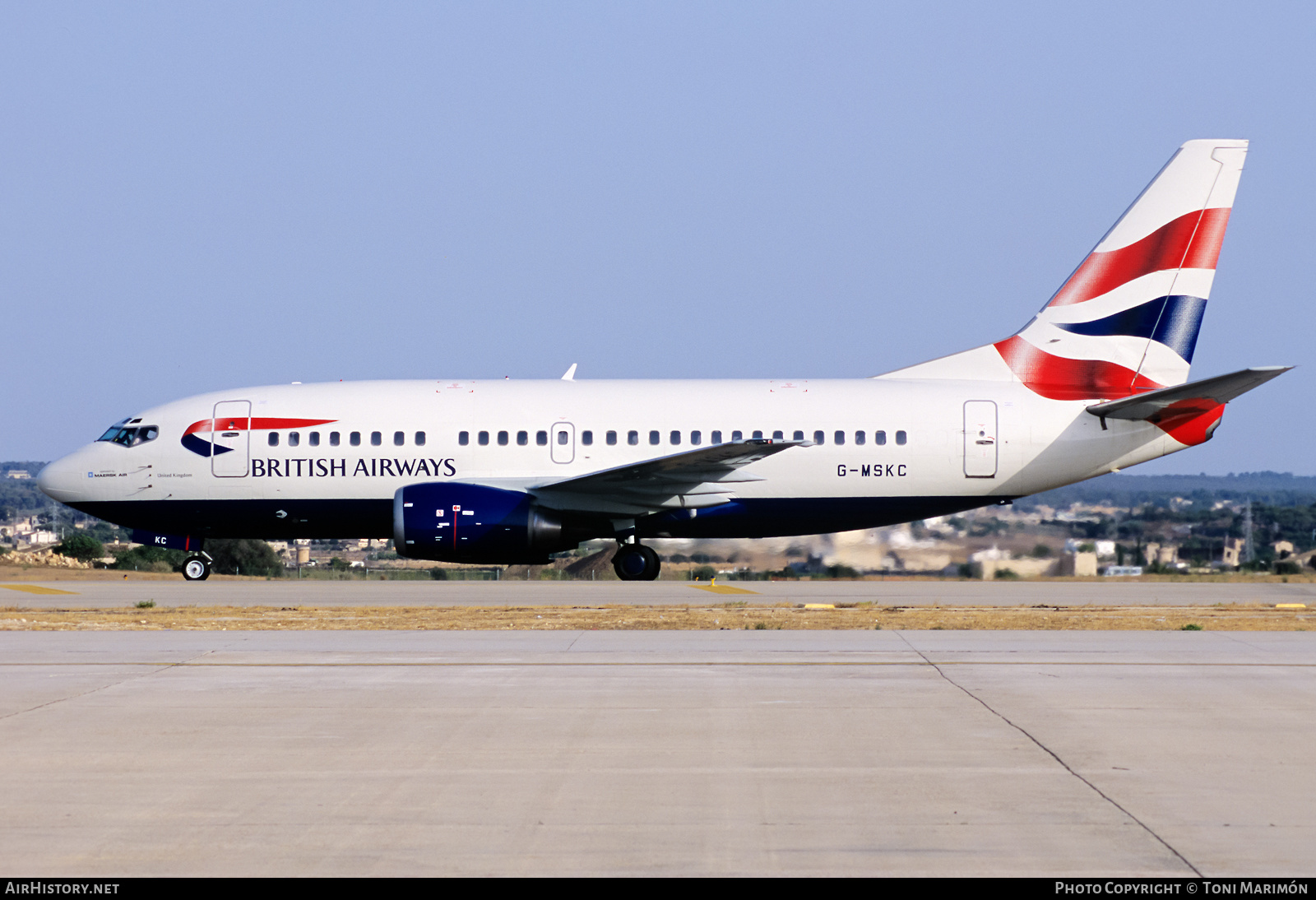 Aircraft Photo of G-MSKC | Boeing 737-5L9 | British Airways | AirHistory.net #464785