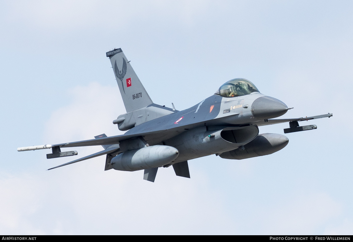 Aircraft Photo of 86-0070 | General Dynamics F-16C Fighting Falcon | Turkey - Air Force | AirHistory.net #464827