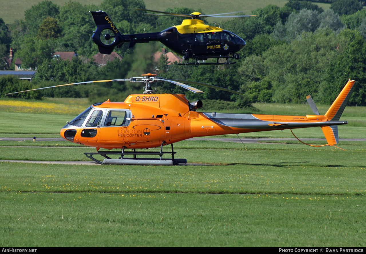 Aircraft Photo of G-SHRD | Eurocopter AS-350B-2 Ecureuil | The London Helicopter | AirHistory.net #464840