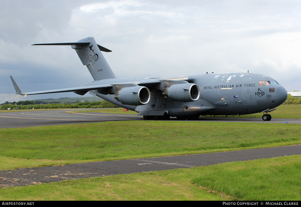 Aircraft Photo of A41-210 | Boeing C-17A Globemaster III | Australia - Air Force | AirHistory.net #464887