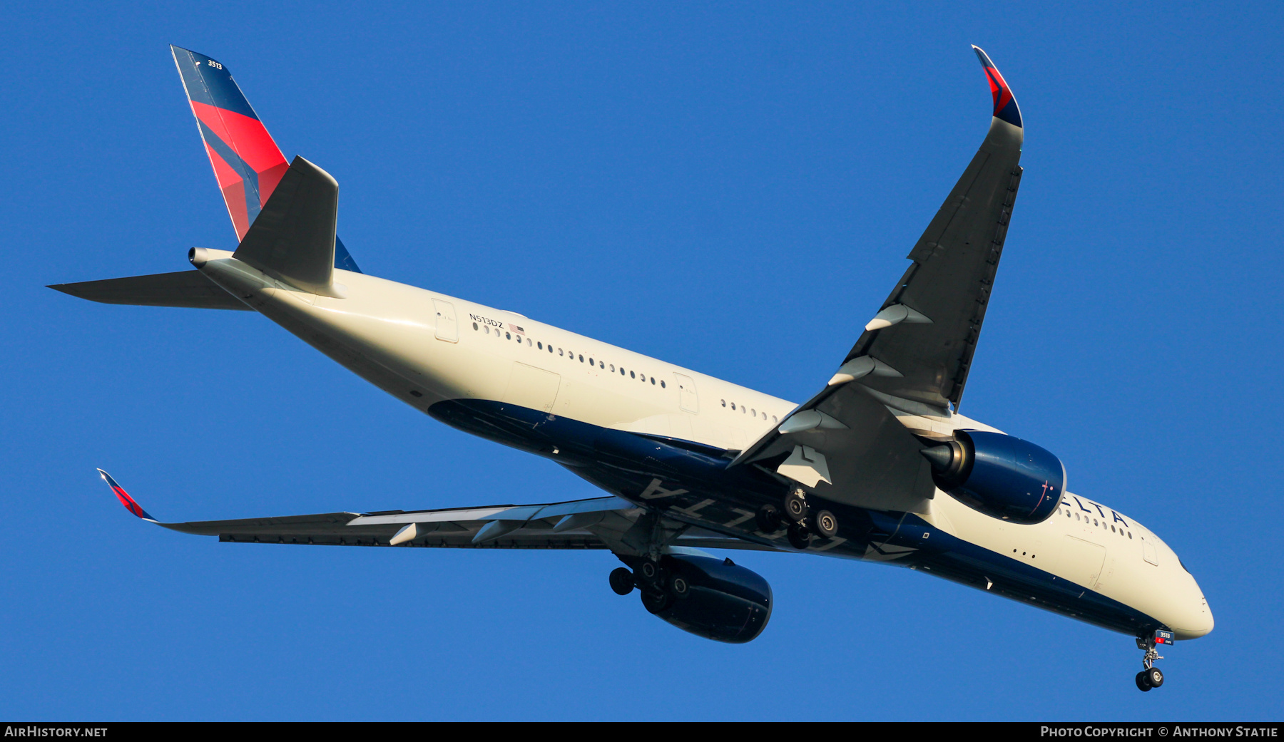 Aircraft Photo of N513DZ | Airbus A350-941 | Delta Air Lines | AirHistory.net #464904