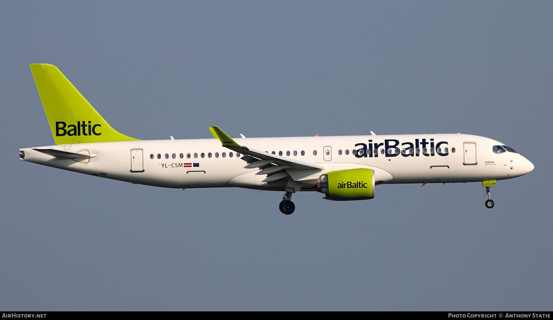 Aircraft Photo of YL-CSM | Airbus A220-371 (BD-500-1A11) | AirBaltic | AirHistory.net #464910