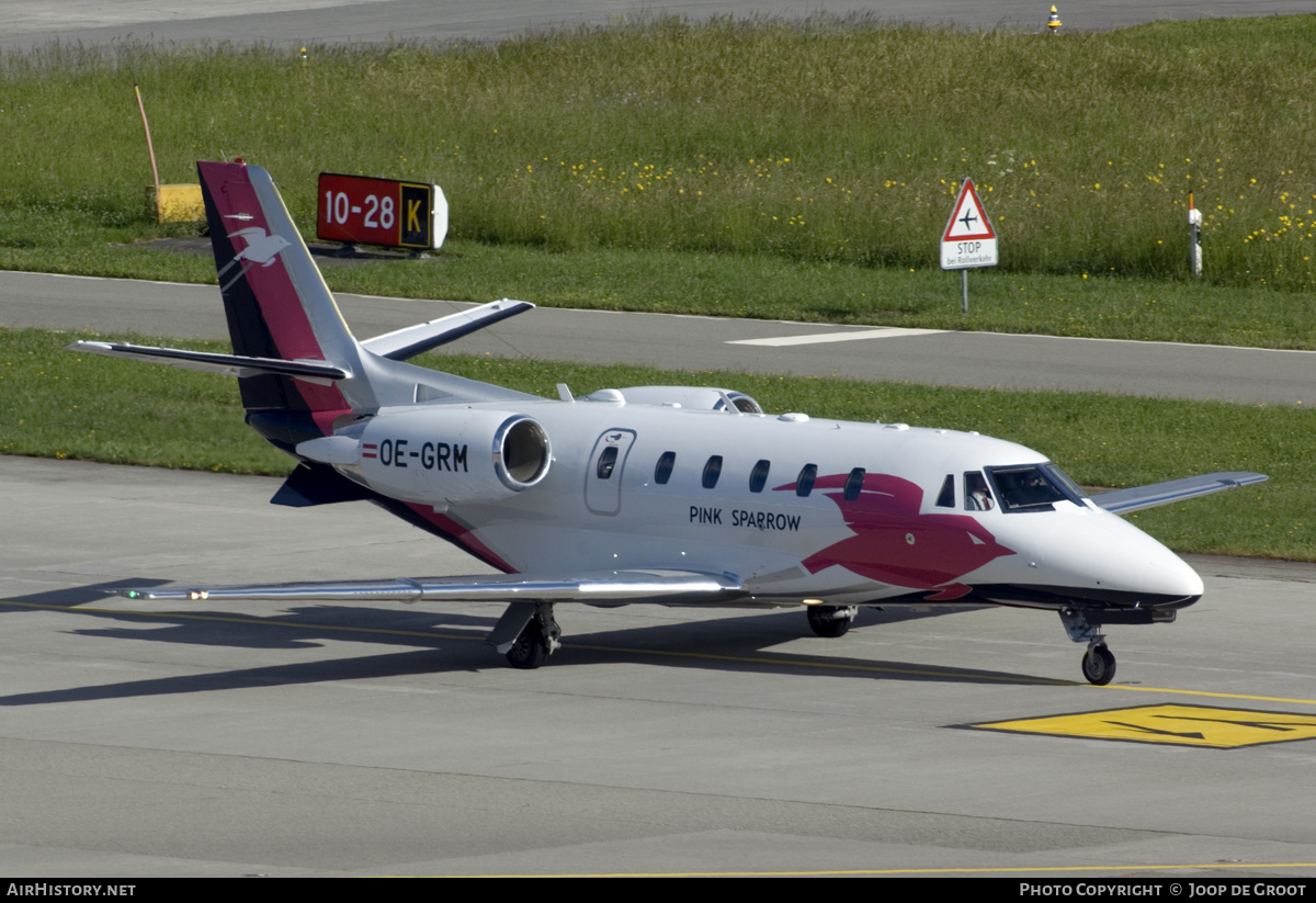 Aircraft Photo of OE-GRM | Cessna 560XL Citation XLS+ | Pink Sparrow | AirHistory.net #464914