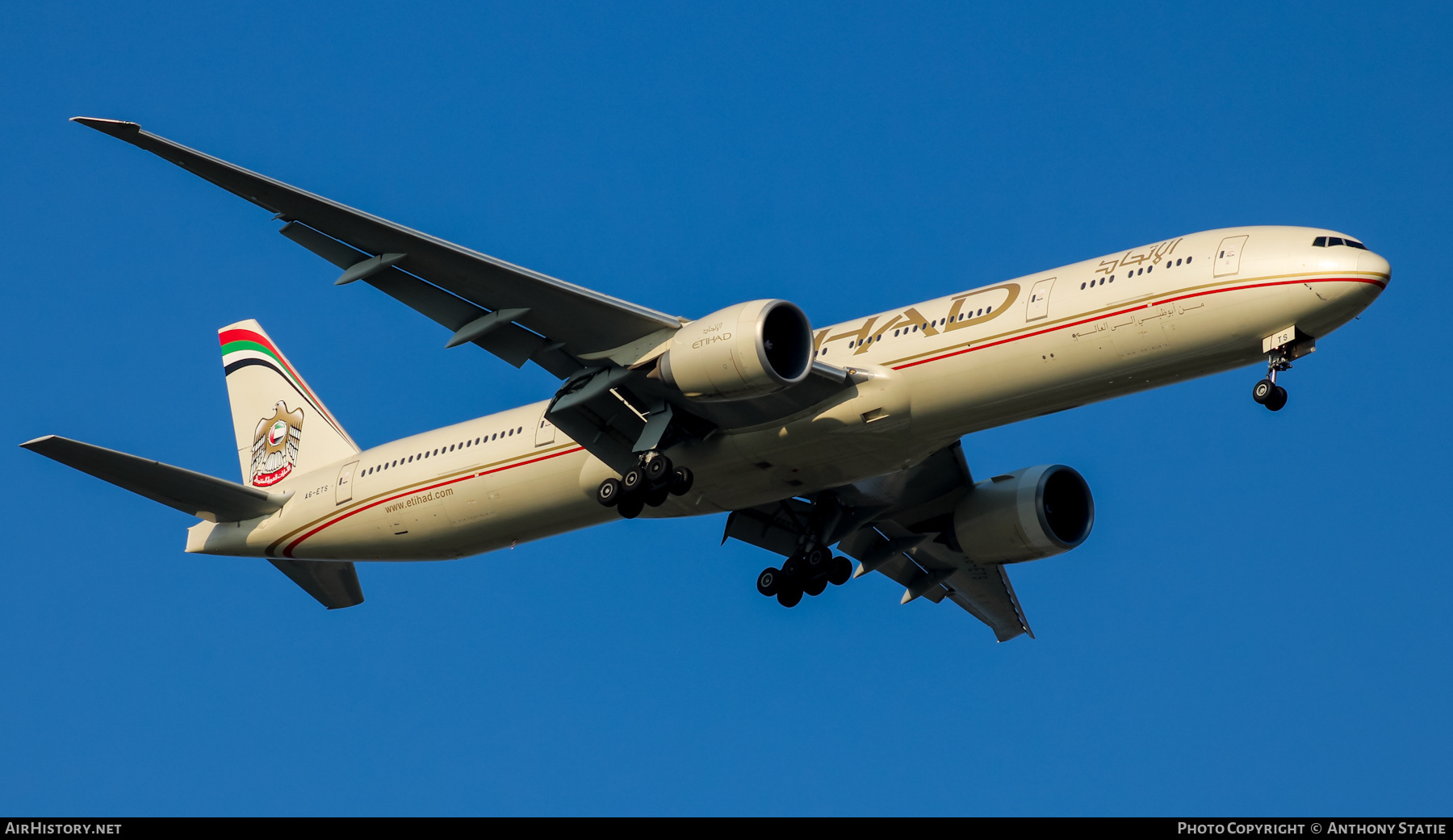 Aircraft Photo of A6-ETS | Boeing 777-3FX/ER | Etihad Airways | AirHistory.net #464916