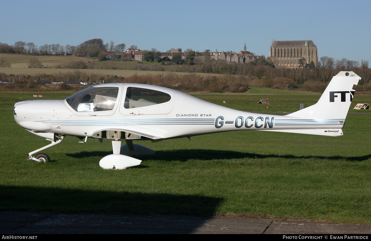 Aircraft Photo of G-OCCN | Diamond DA40D Diamond Star TDI | FTA Global - Flying Time Aviation | AirHistory.net #464934