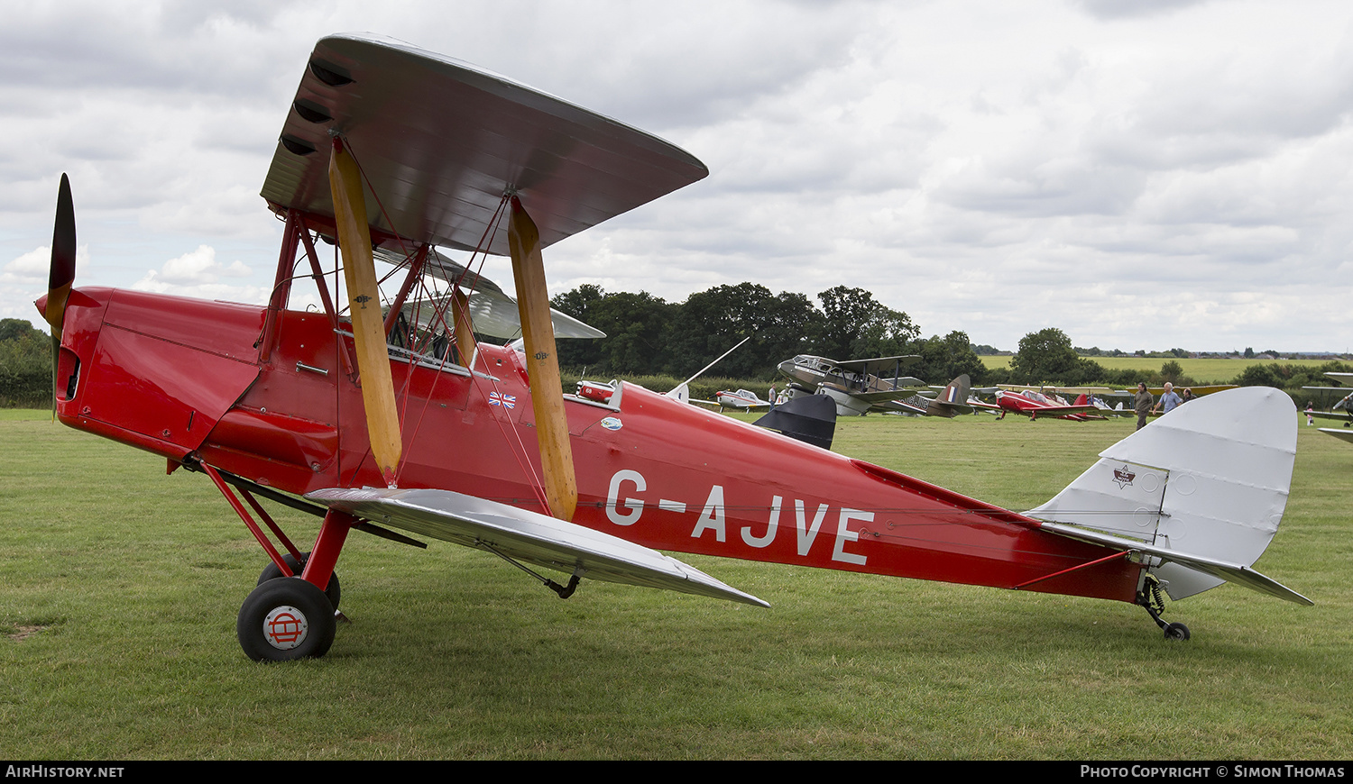 Aircraft Photo of G-AJVE | De Havilland D.H. 82A Tiger Moth II | AirHistory.net #464935