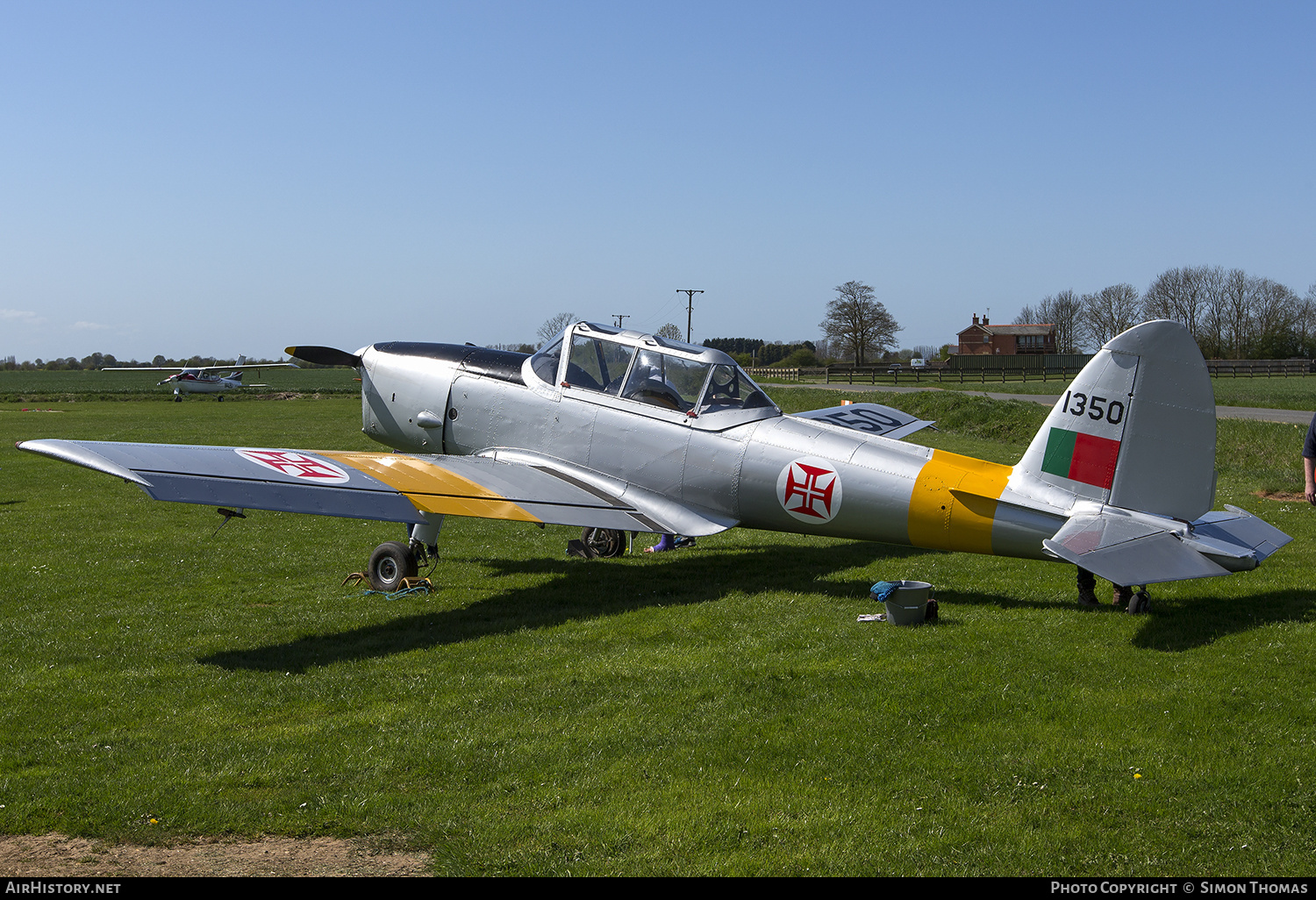 Aircraft Photo of G-CGAO / 1350 | De Havilland Canada DHC-1 Chipmunk T20 | Portugal - Air Force | AirHistory.net #464942