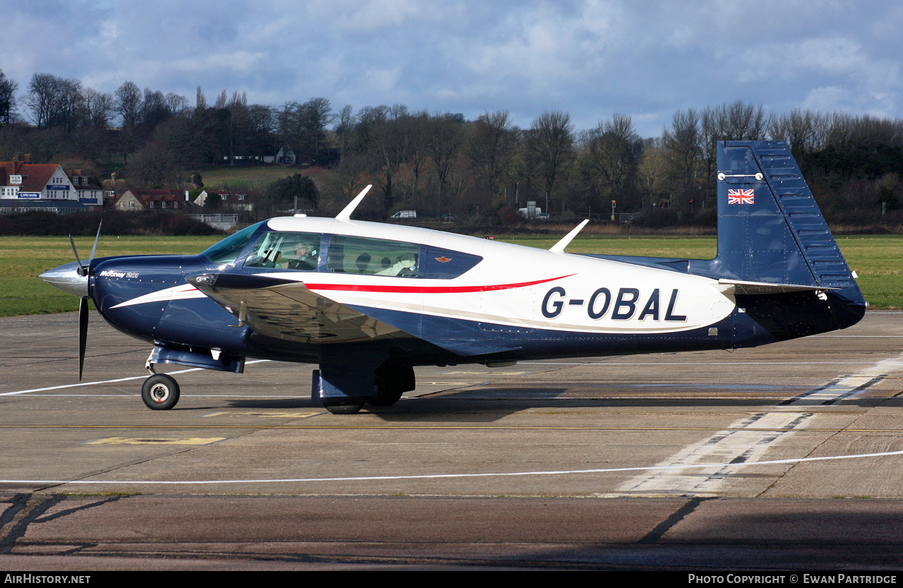 Aircraft Photo of G-OBAL | Mooney M-20J 201 | AirHistory.net #464950