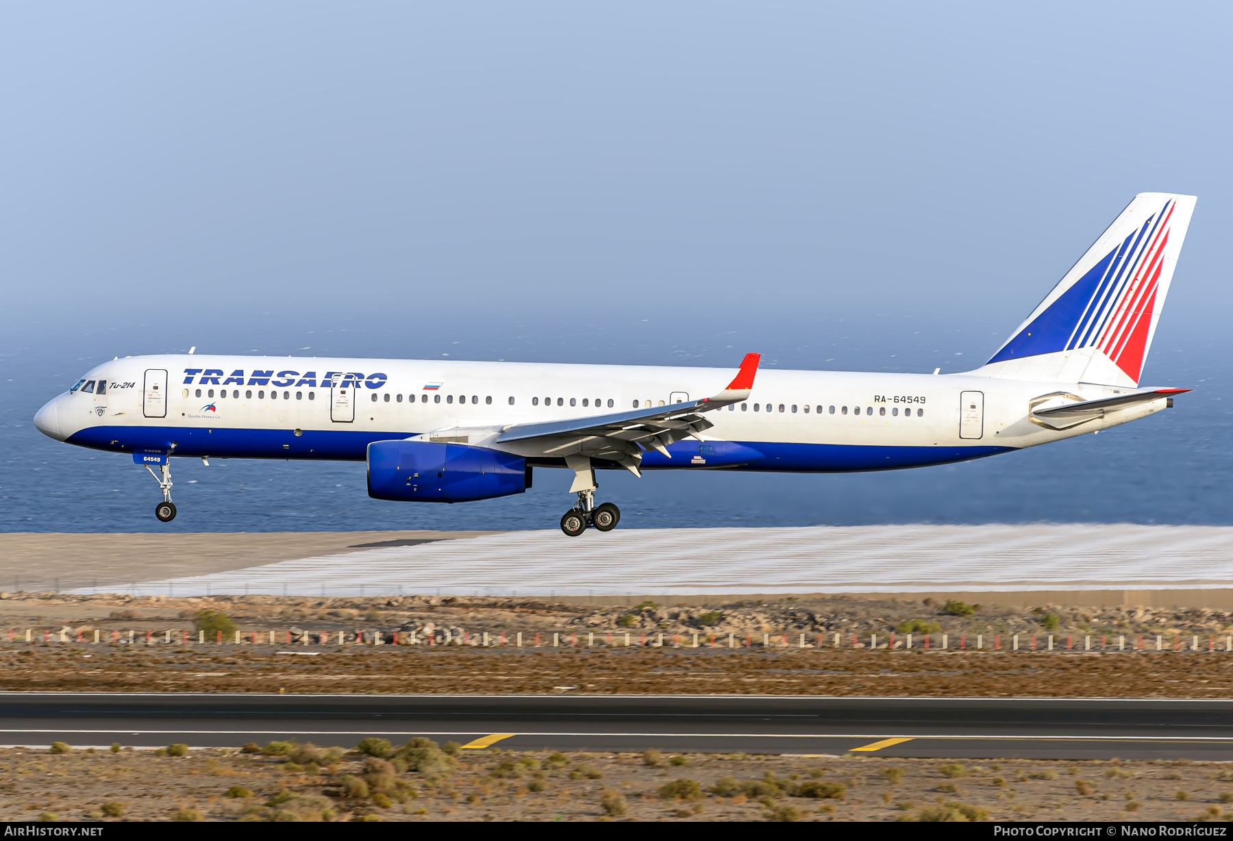 Aircraft Photo of RA-64549 | Tupolev Tu-214 | Transaero Airlines | AirHistory.net #464971