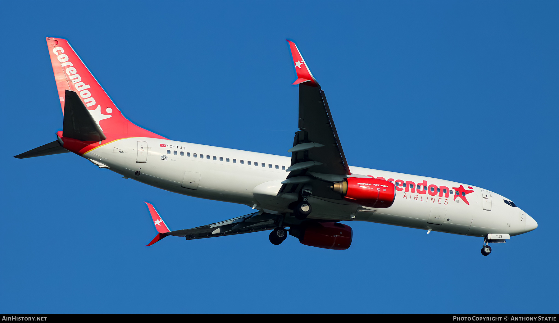 Aircraft Photo of TC-TJS | Boeing 737-81B | Corendon Airlines | AirHistory.net #464995