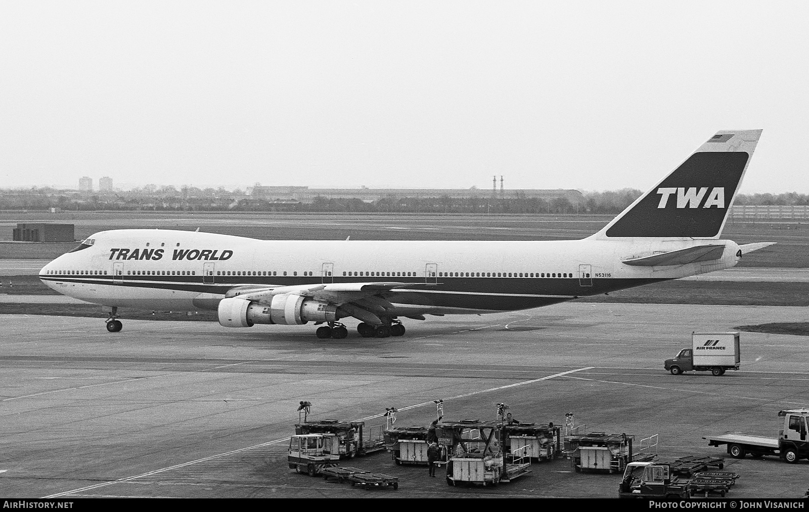 Aircraft Photo of N53116 | Boeing 747-131 | Trans World Airlines - TWA | AirHistory.net #465025