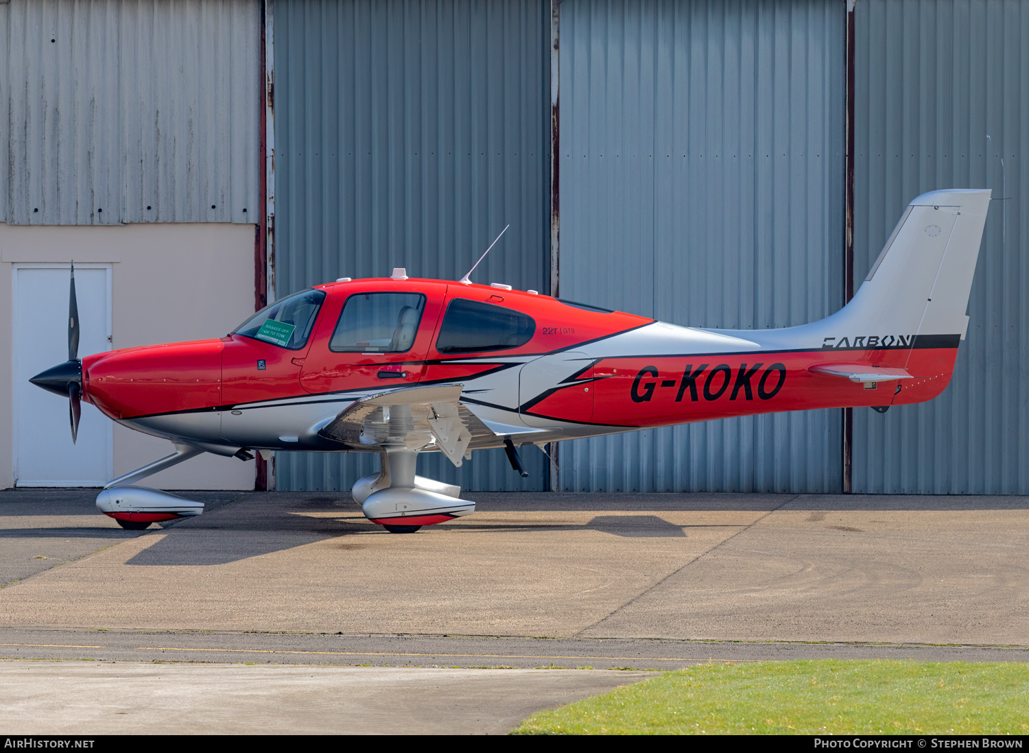 Aircraft Photo of G-KOKO | Cirrus SR-22T G6-GTS Carbon | AirHistory.net #465031
