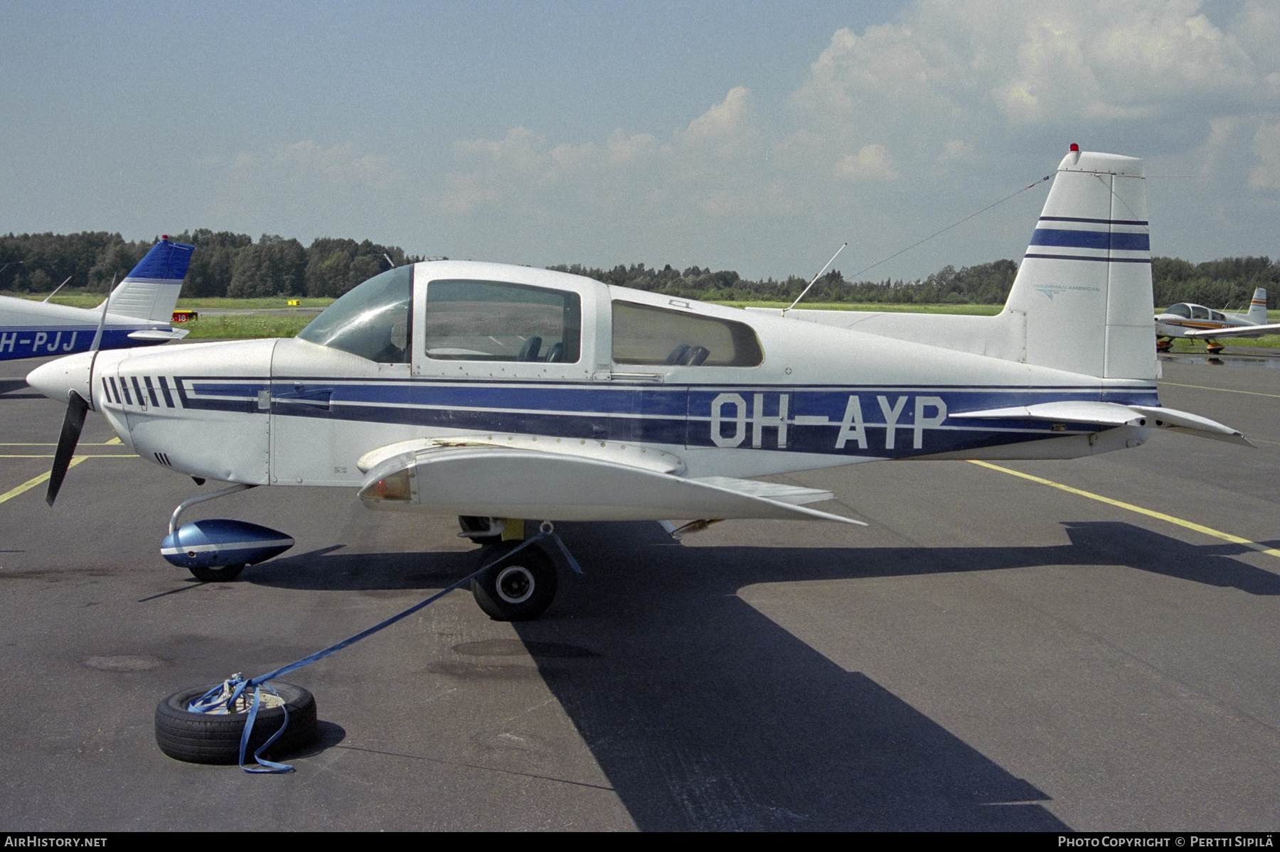 Aircraft Photo of OH-AYP | Grumman American AA-5 Traveler | AirHistory.net #465067