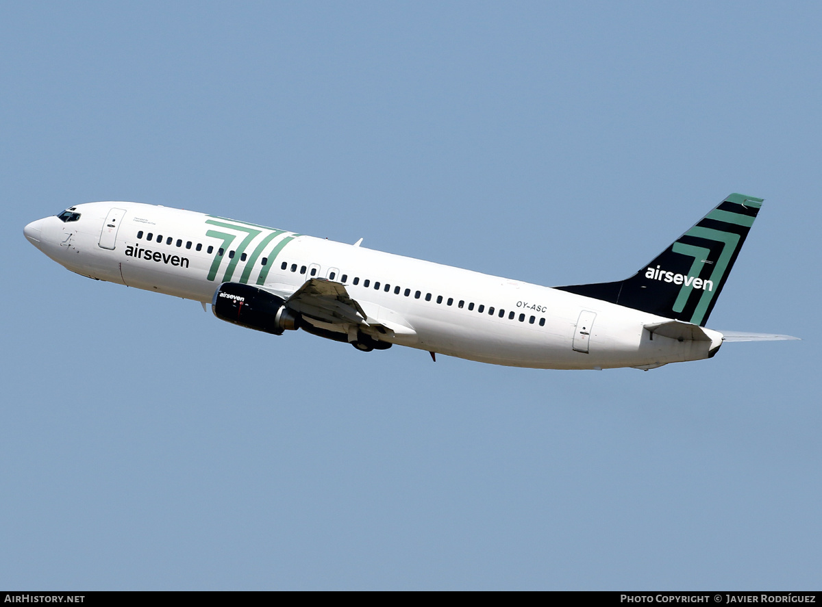 Aircraft Photo of OY-ASC | Boeing 737-4K5 | Airseven | AirHistory.net #465089