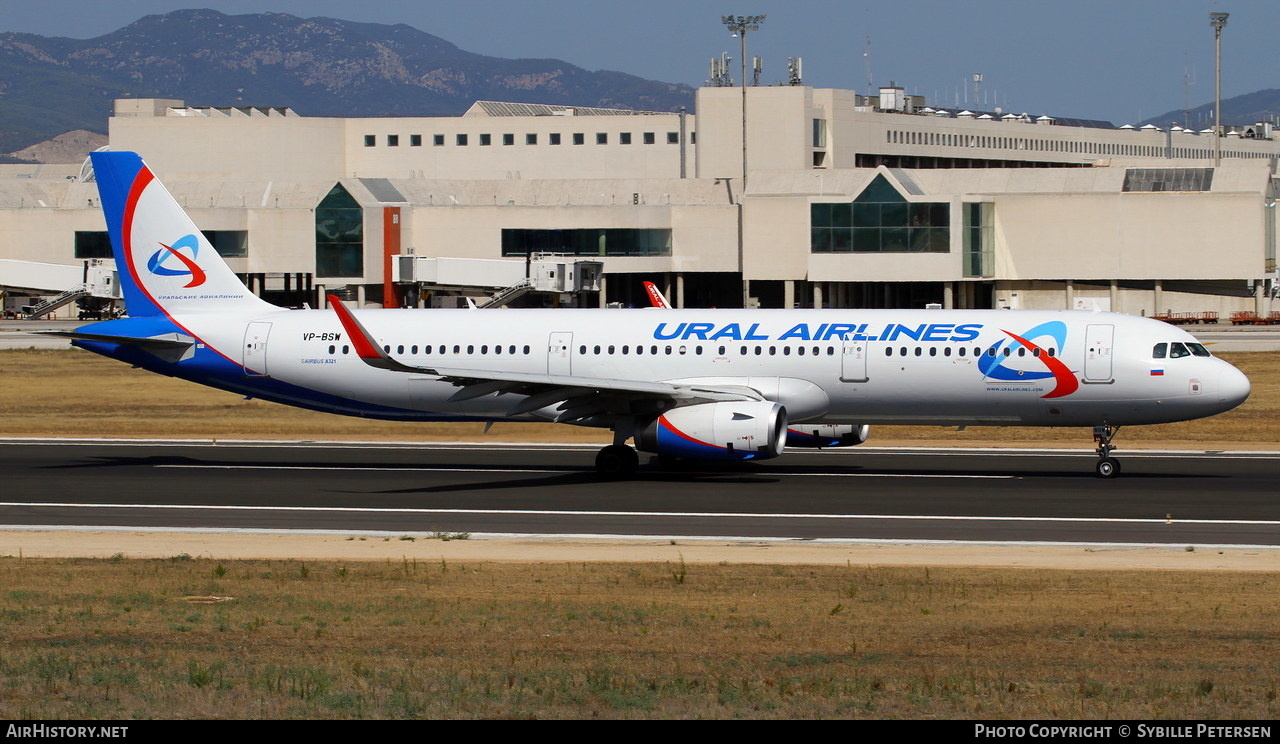 Aircraft Photo of VP-BSW | Airbus A321-231 | Ural Airlines | AirHistory.net #465105