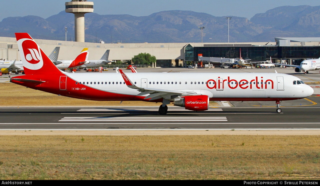 Aircraft Photo of HB-JOV | Airbus A321-211 | Air Berlin | AirHistory.net #465116