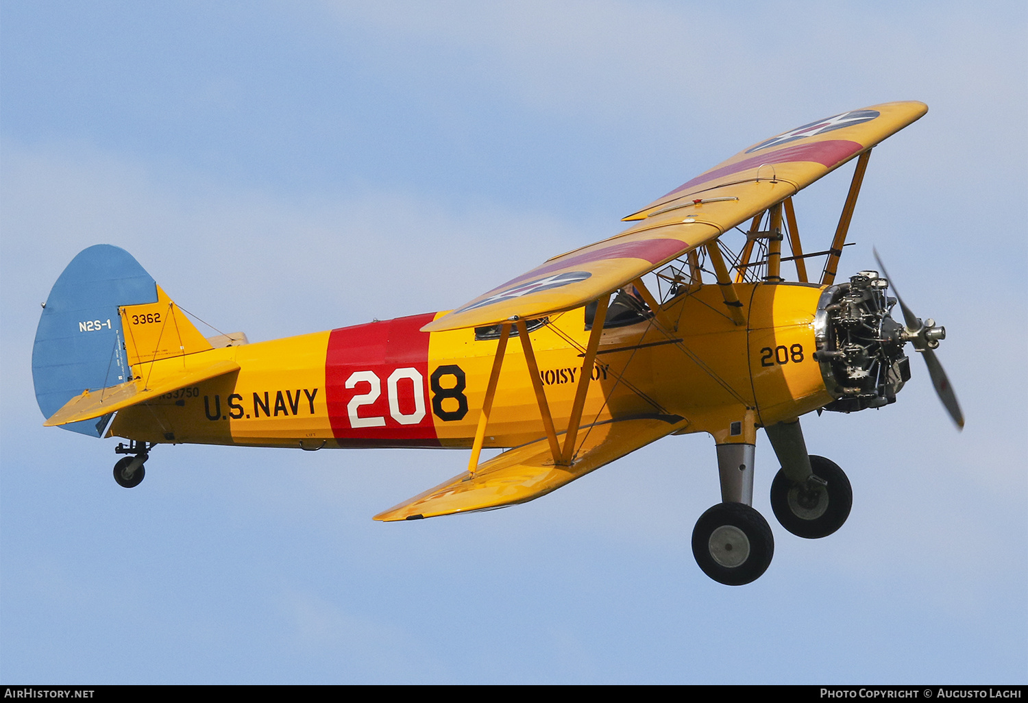 Aircraft Photo of N53750 / 3362 | Stearman PT-17 Kaydet (A75N1) | USA - Navy | AirHistory.net #465120