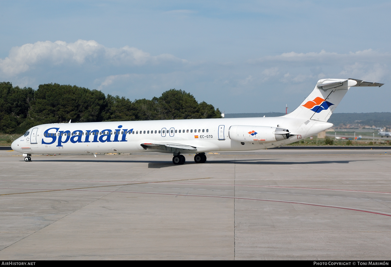 Aircraft Photo of EC-GTO | McDonnell Douglas MD-82 (DC-9-82) | Spanair | AirHistory.net #465123