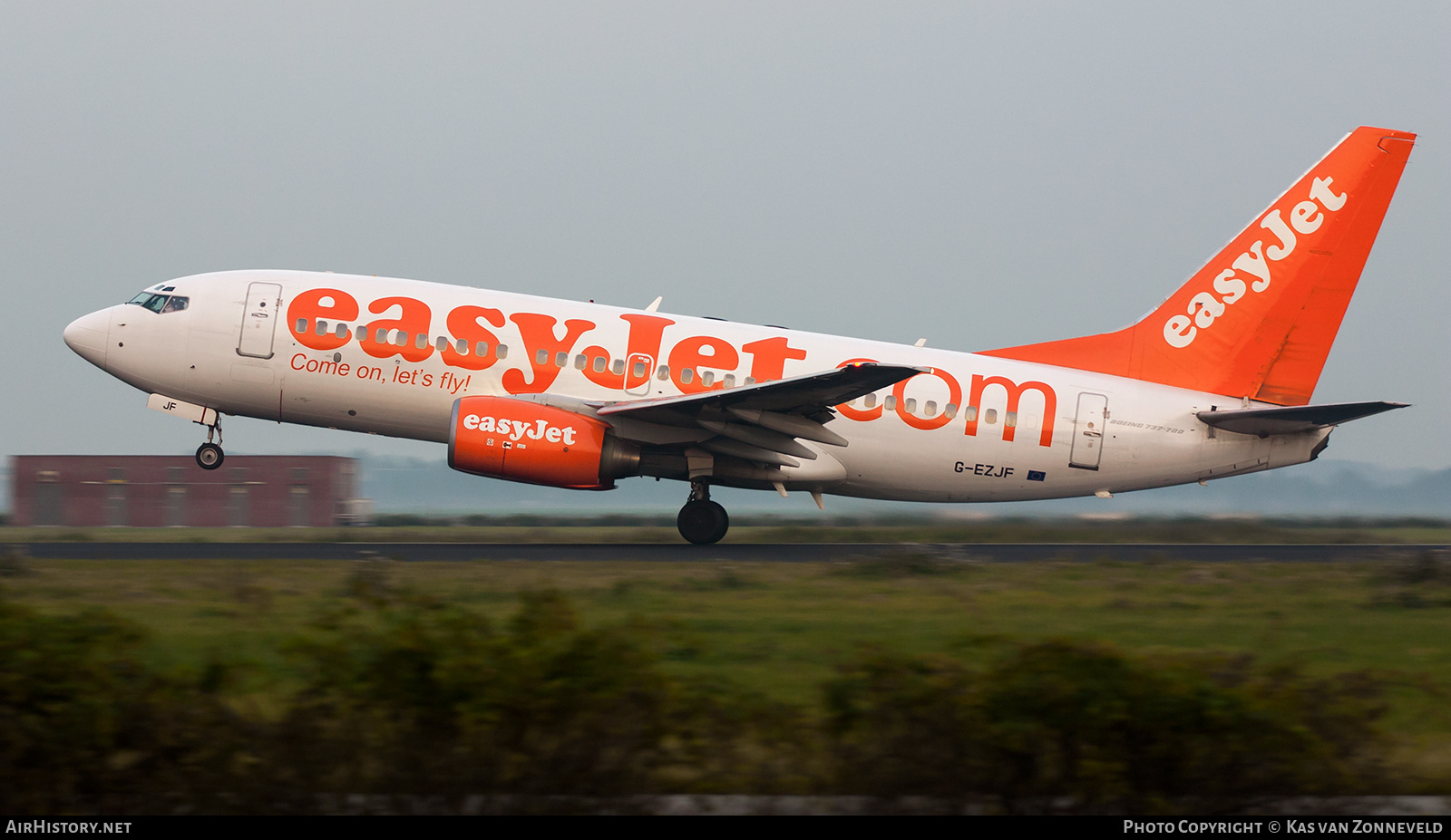 Aircraft Photo of G-EZJF | Boeing 737-73V | EasyJet | AirHistory.net #465127