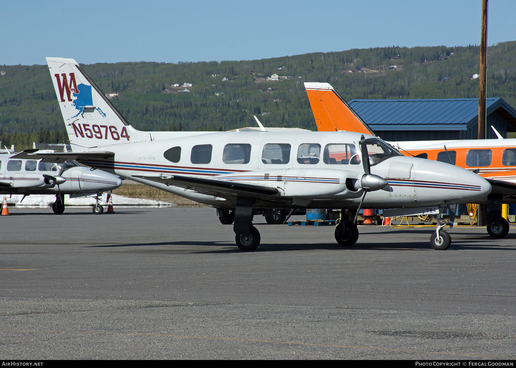Aircraft Photo of N59764 | Piper PA-31-350 Navajo Chieftain | Warbelow's Air | AirHistory.net #465150
