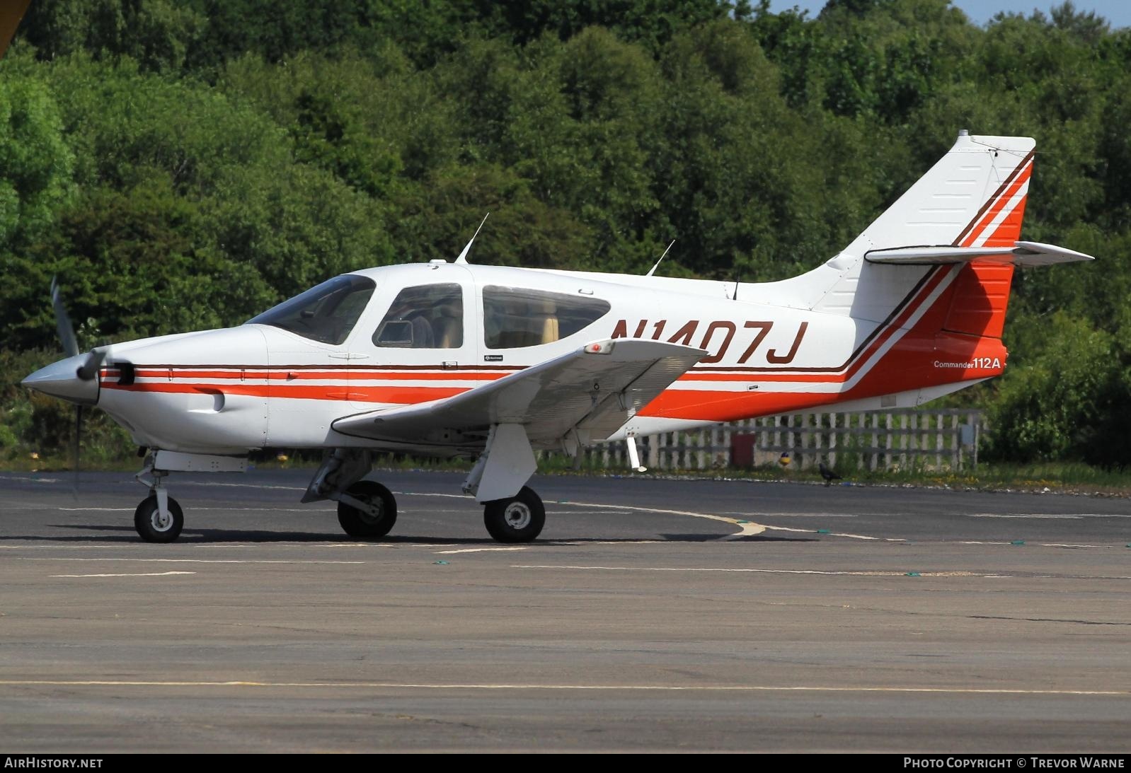 Aircraft Photo of N1407J | Rockwell Commander 112A | AirHistory.net #465155