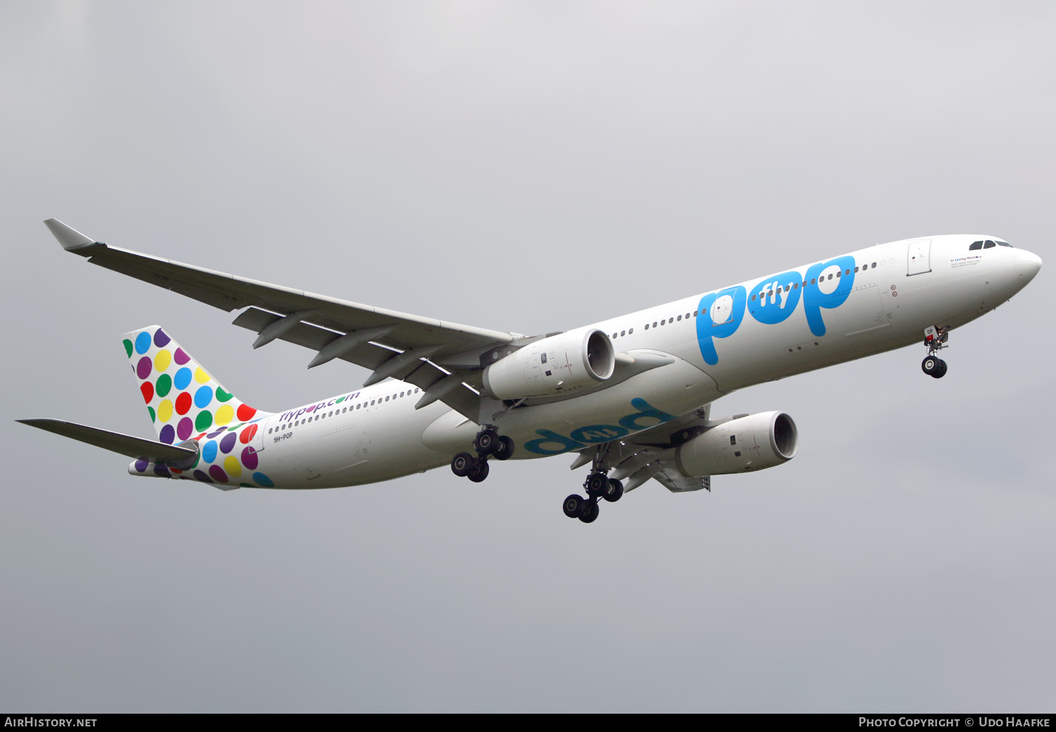 Aircraft Photo of 9H-POP | Airbus A330-343 | Flypop | AirHistory.net #465159