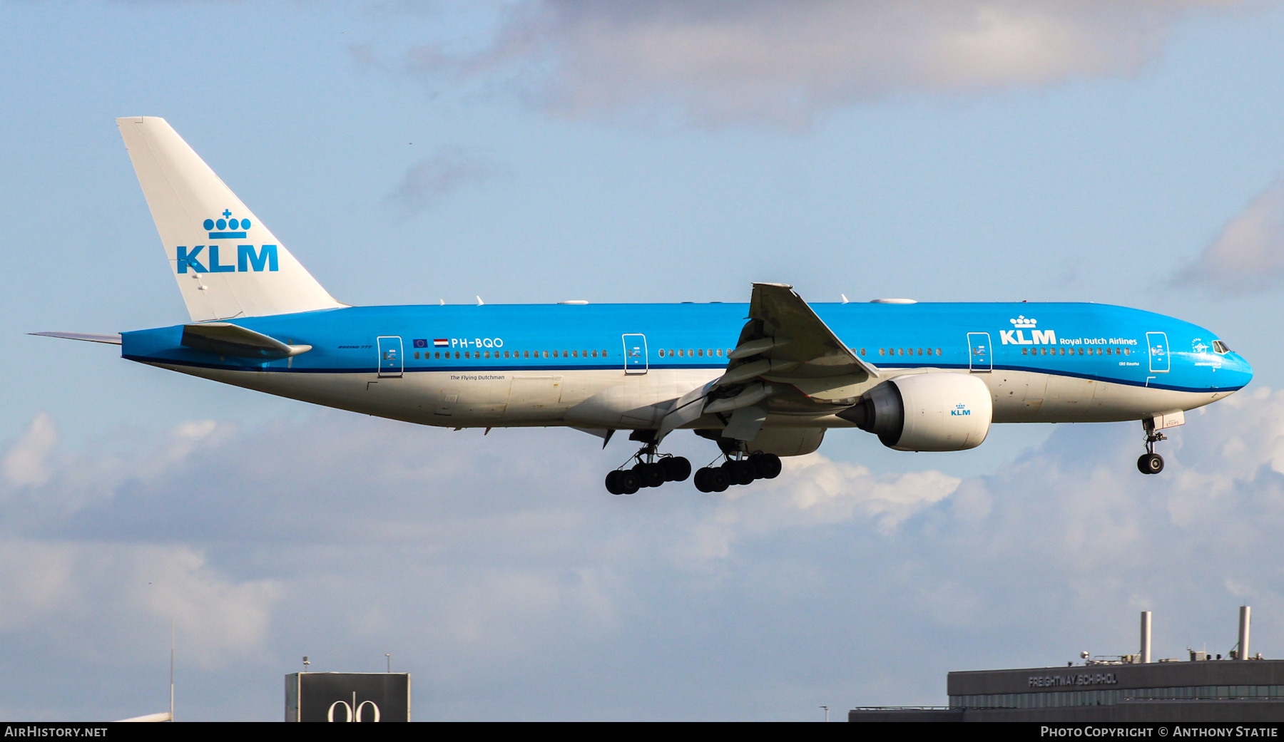 Aircraft Photo of PH-BQO | Boeing 777-206/ER | KLM - Royal Dutch Airlines | AirHistory.net #465185