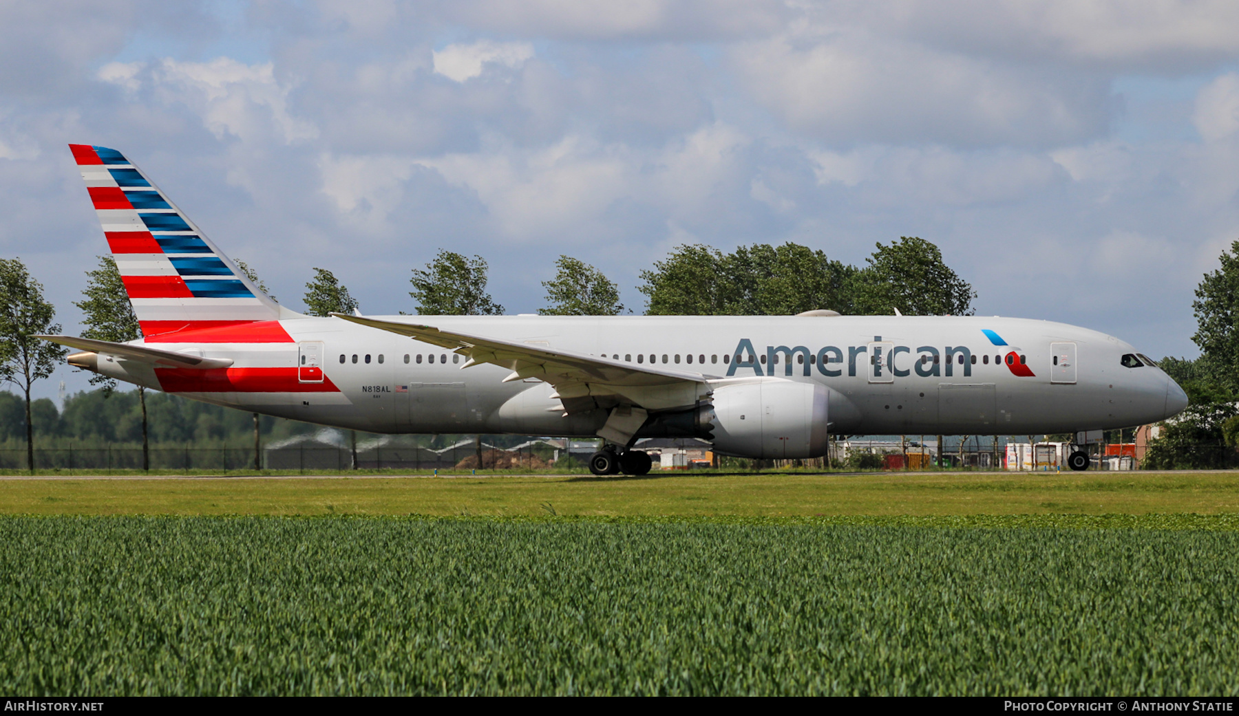 Aircraft Photo of N818AL | Boeing 787-8 Dreamliner | American Airlines | AirHistory.net #465226
