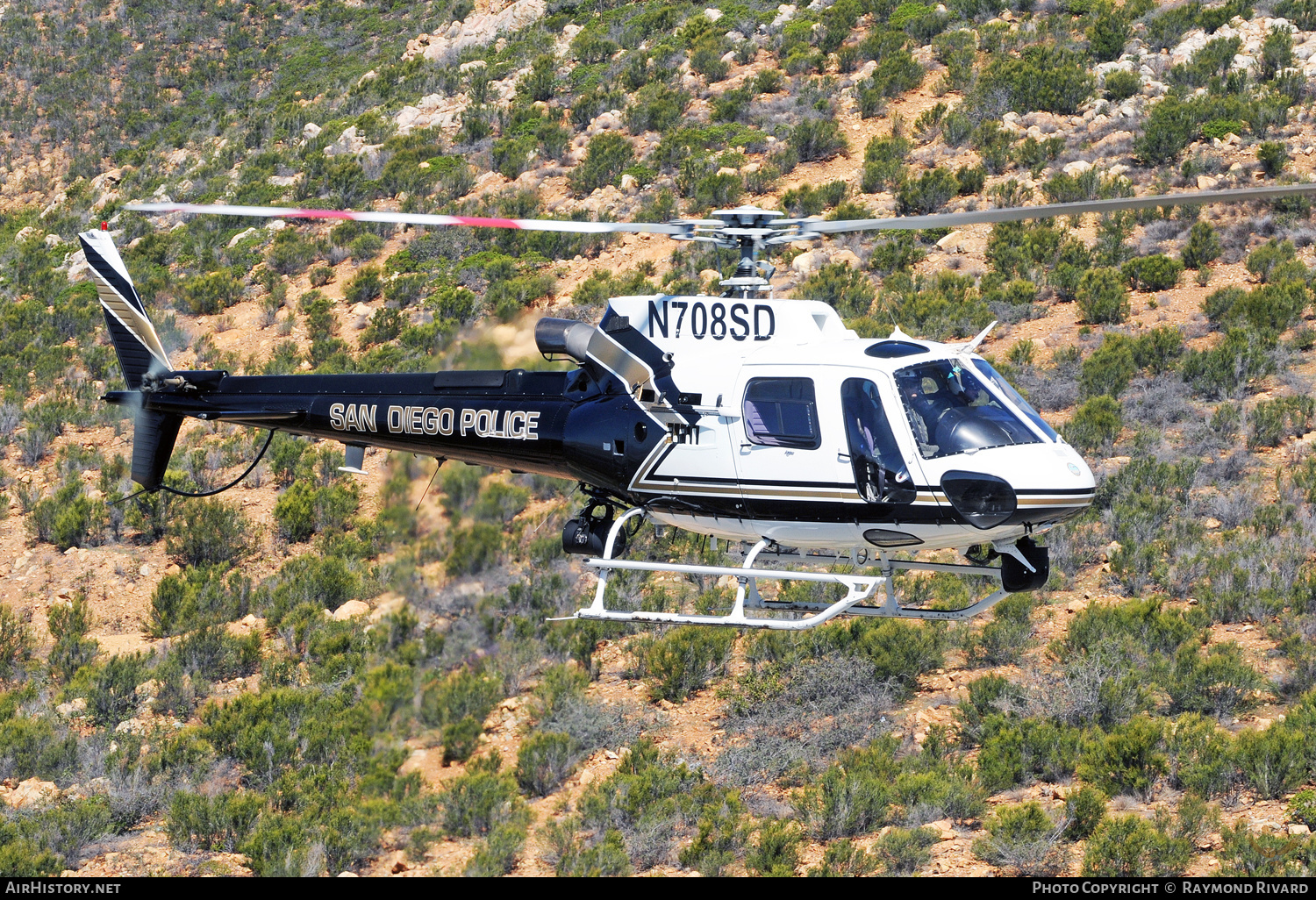 Aircraft Photo of N708SD | Eurocopter AS-350B-3 Ecureuil | San Diego Police Department | AirHistory.net #465244
