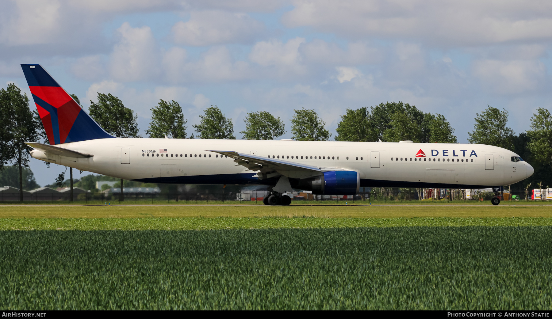 Aircraft Photo of N835MH | Boeing 767-432/ER | Delta Air Lines | AirHistory.net #465262