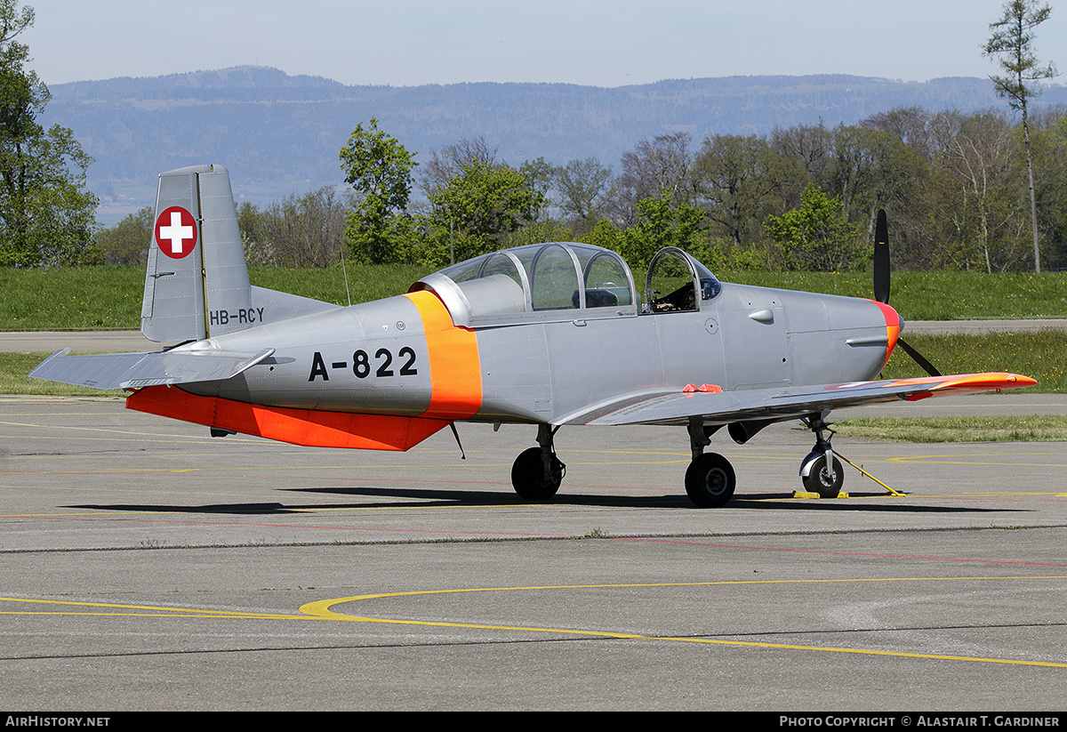 Aircraft Photo of HB-RCY / A-822 | Pilatus P-3-05 | Switzerland - Air Force | AirHistory.net #465273