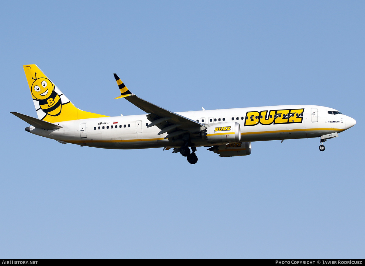 Aircraft Photo of SP-RZF | Boeing 737-8200 Max 200 | Buzz | AirHistory.net #465299