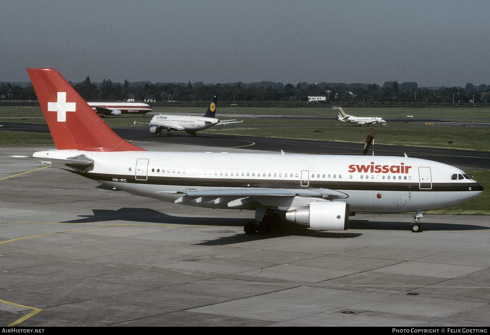 Aircraft Photo of HB-IPC | Airbus A310-221 | Swissair | AirHistory.net #465311