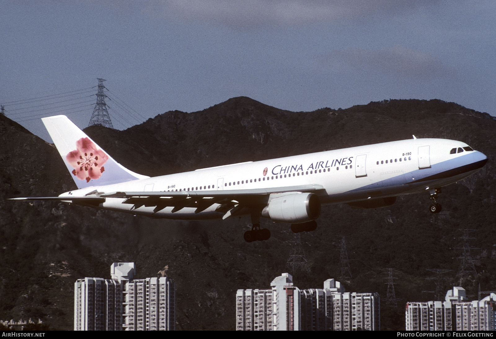 Aircraft Photo of B-190 | Airbus A300B4-220 | China Airlines | AirHistory.net #465315