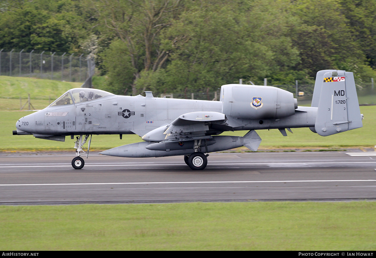 Aircraft Photo of 78-0720 / AF78720 | Fairchild A-10C Thunderbolt II | USA - Air Force | AirHistory.net #465356