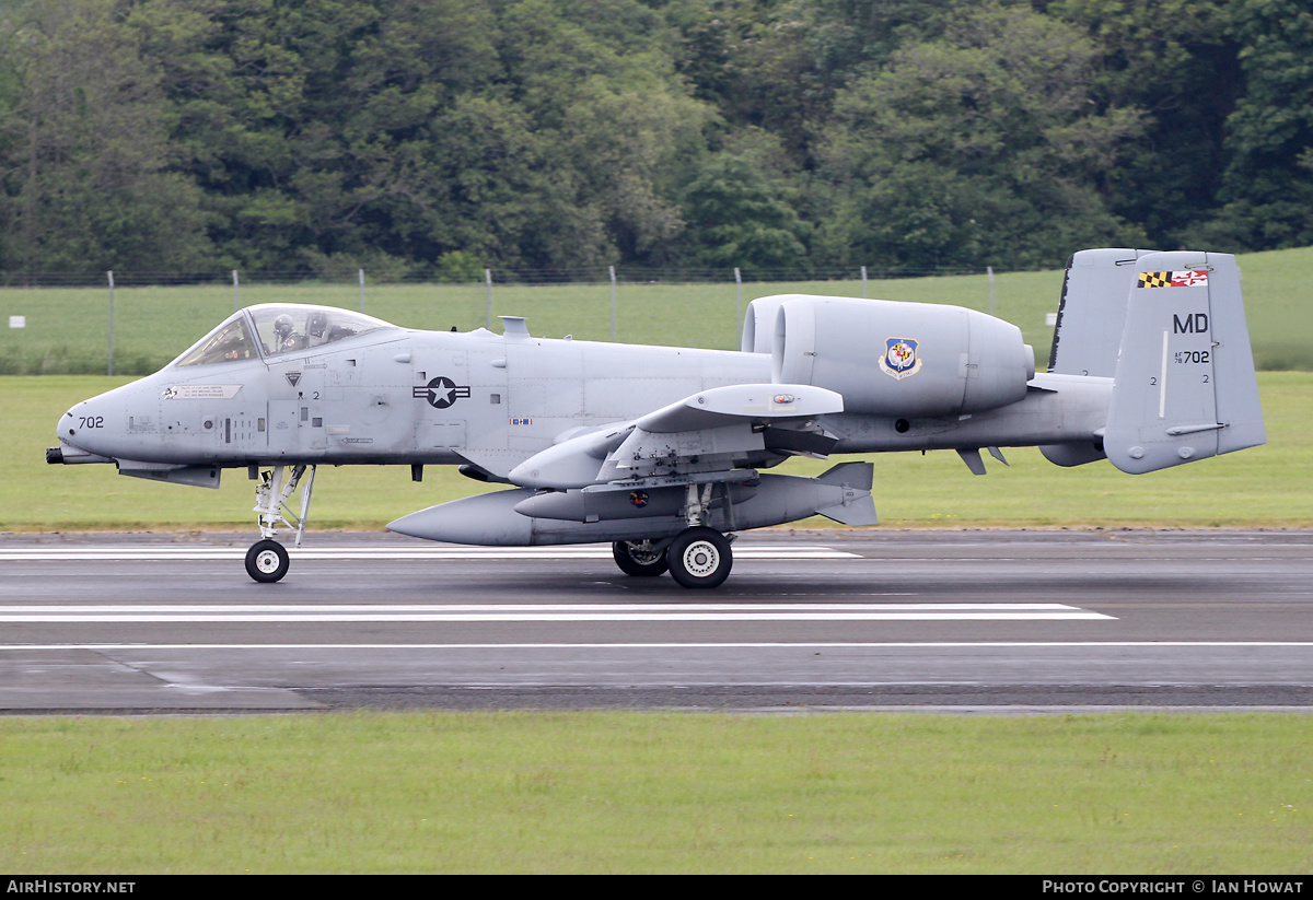 Aircraft Photo of 78-0702 / AF78702 | Fairchild A-10C Thunderbolt II | USA - Air Force | AirHistory.net #465364