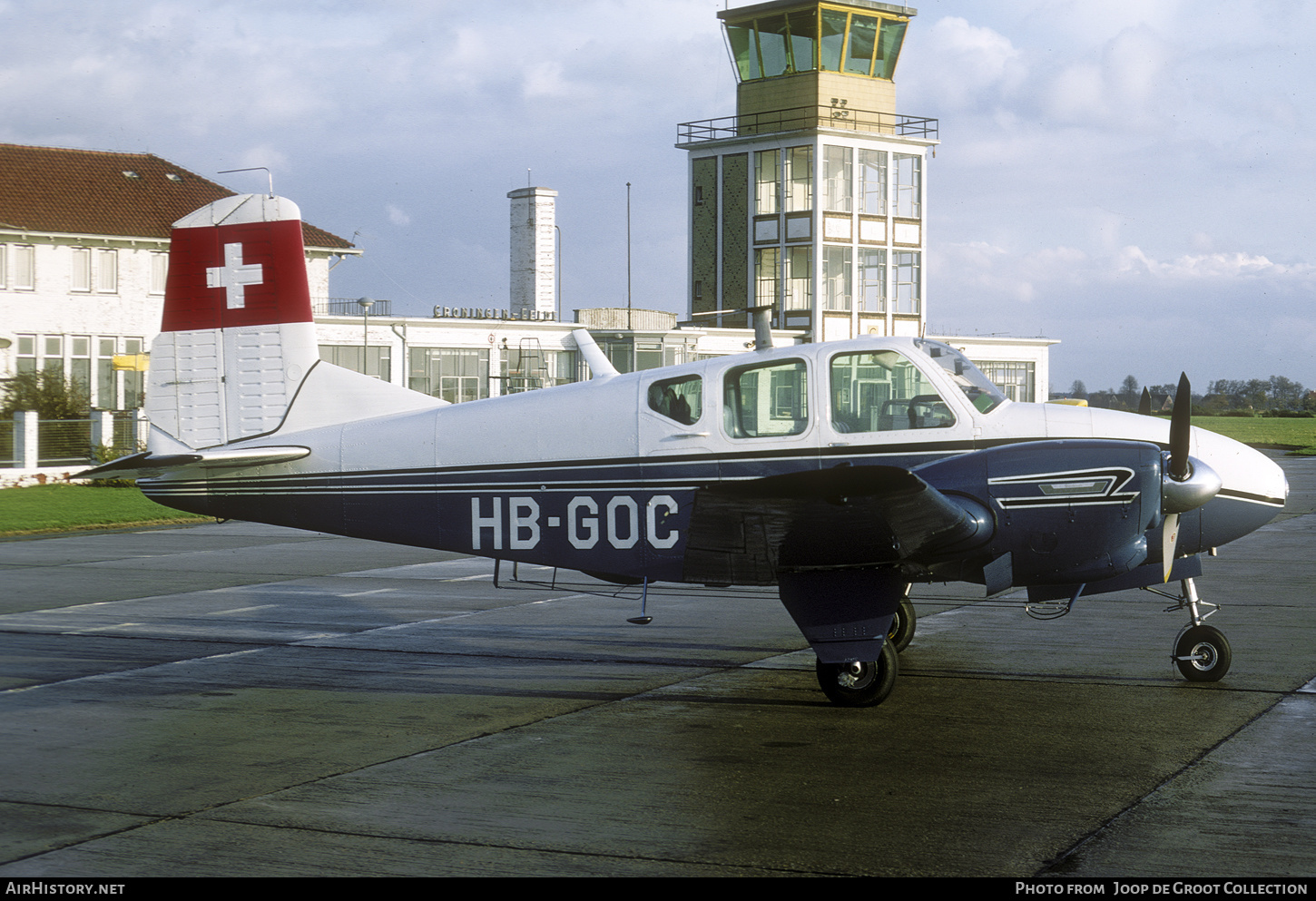 Aircraft Photo of HB-GOC | Beech 95 Travel Air | AirHistory.net #465424