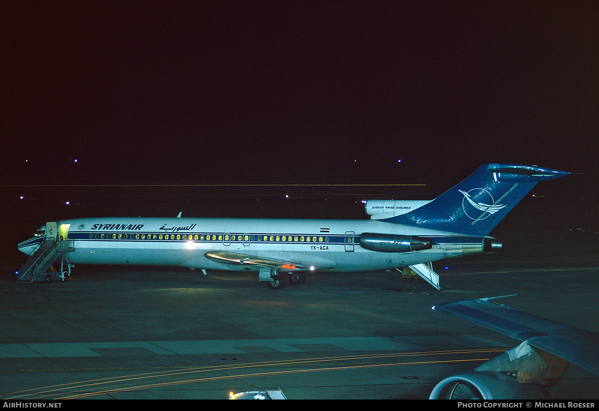 Aircraft Photo of YK-AGA | Boeing 727-294/Adv | Syrian Air - Syrian Arab Airlines | AirHistory.net #465468