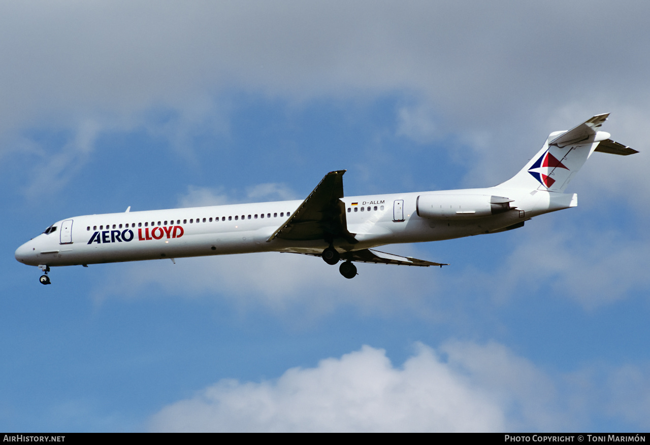 Aircraft Photo of D-ALLM | McDonnell Douglas MD-83 (DC-9-83) | Aero Lloyd | AirHistory.net #465469