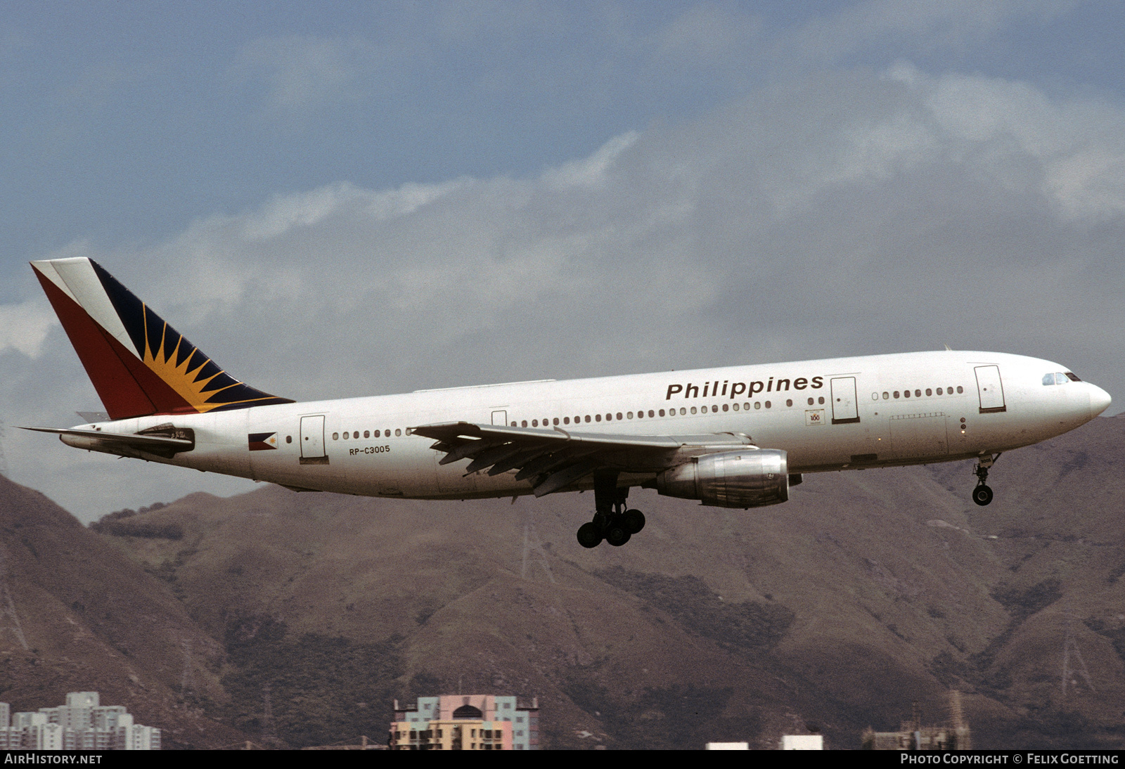 Aircraft Photo of RP-C3005 | Airbus A300B4-203 | Philippine Airlines | AirHistory.net #465480