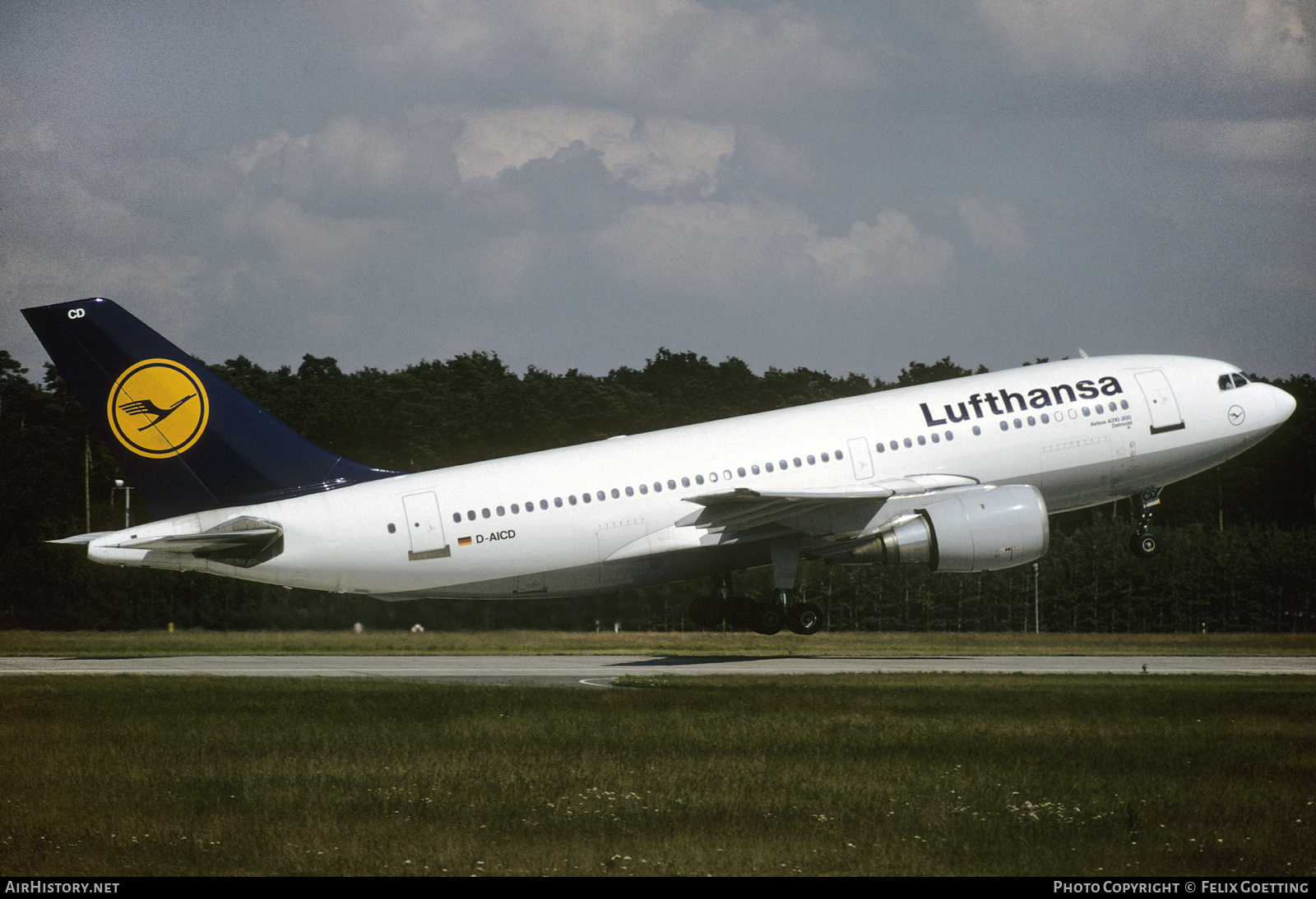 Aircraft Photo of D-AICD | Airbus A310-203 | Lufthansa | AirHistory.net #465525