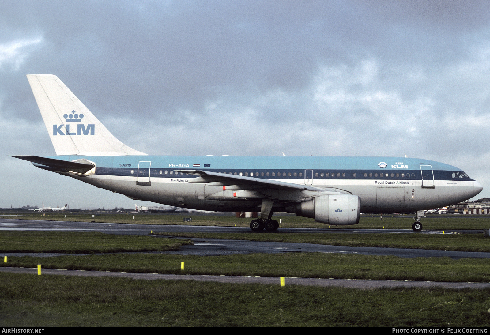 Aircraft Photo of PH-AGA | Airbus A310-203 | KLM - Royal Dutch Airlines | AirHistory.net #465529