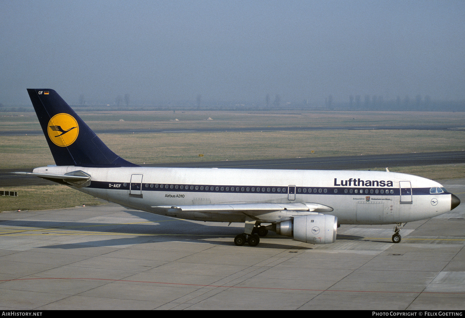 Aircraft Photo of D-AICF | Airbus A310-203 | Lufthansa | AirHistory.net #465537