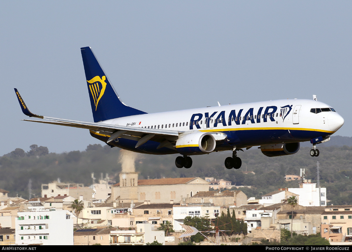 Aircraft Photo of 9H-QBV | Boeing 737-8AS | Ryanair | AirHistory.net #465541