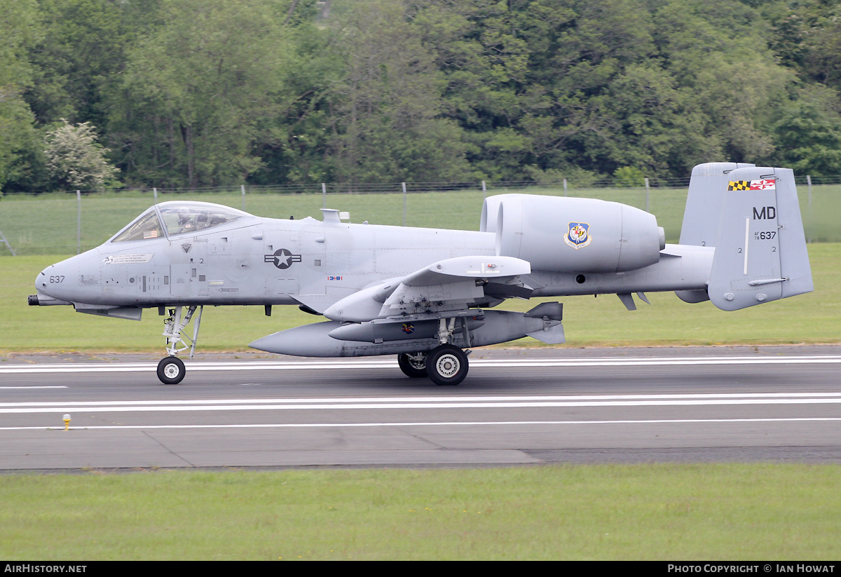 Aircraft Photo of 78-0637 / AF78-637 | Fairchild A-10C Thunderbolt II | USA - Air Force | AirHistory.net #465551