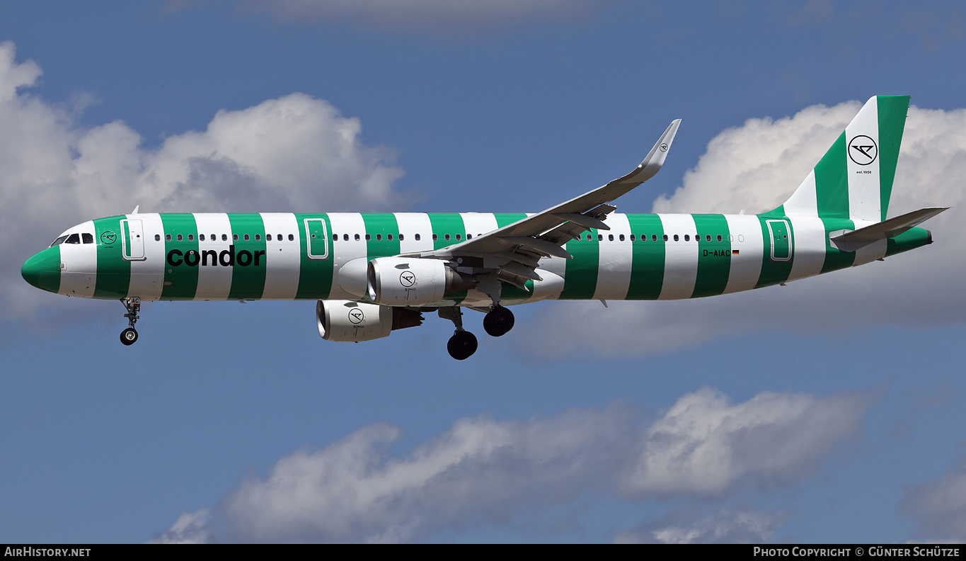 Aircraft Photo of D-AIAC | Airbus A321-211 | Condor Flugdienst | AirHistory.net #465567
