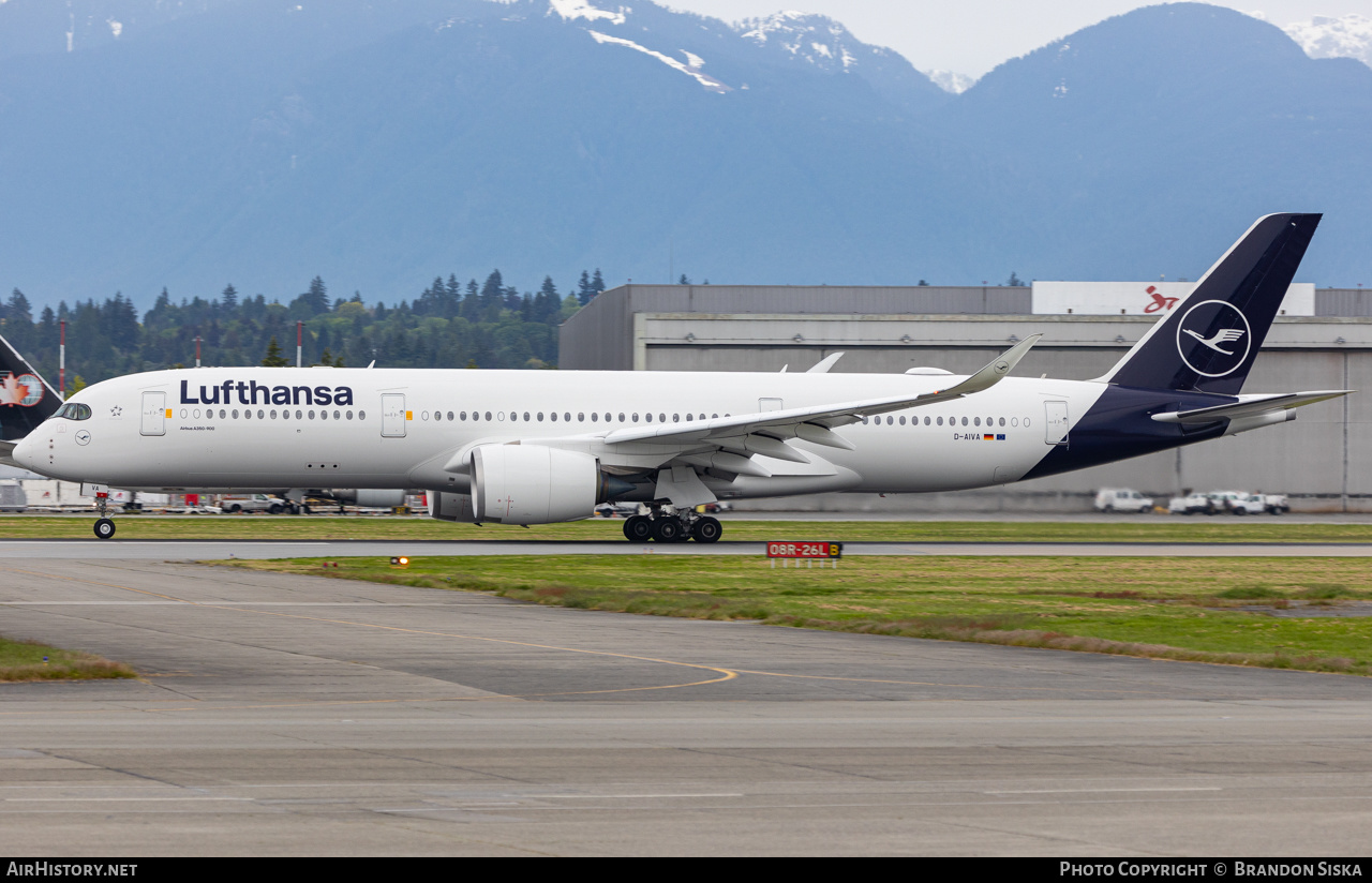 Aircraft Photo of D-AIVA | Airbus A350-941 | Lufthansa | AirHistory.net #465572
